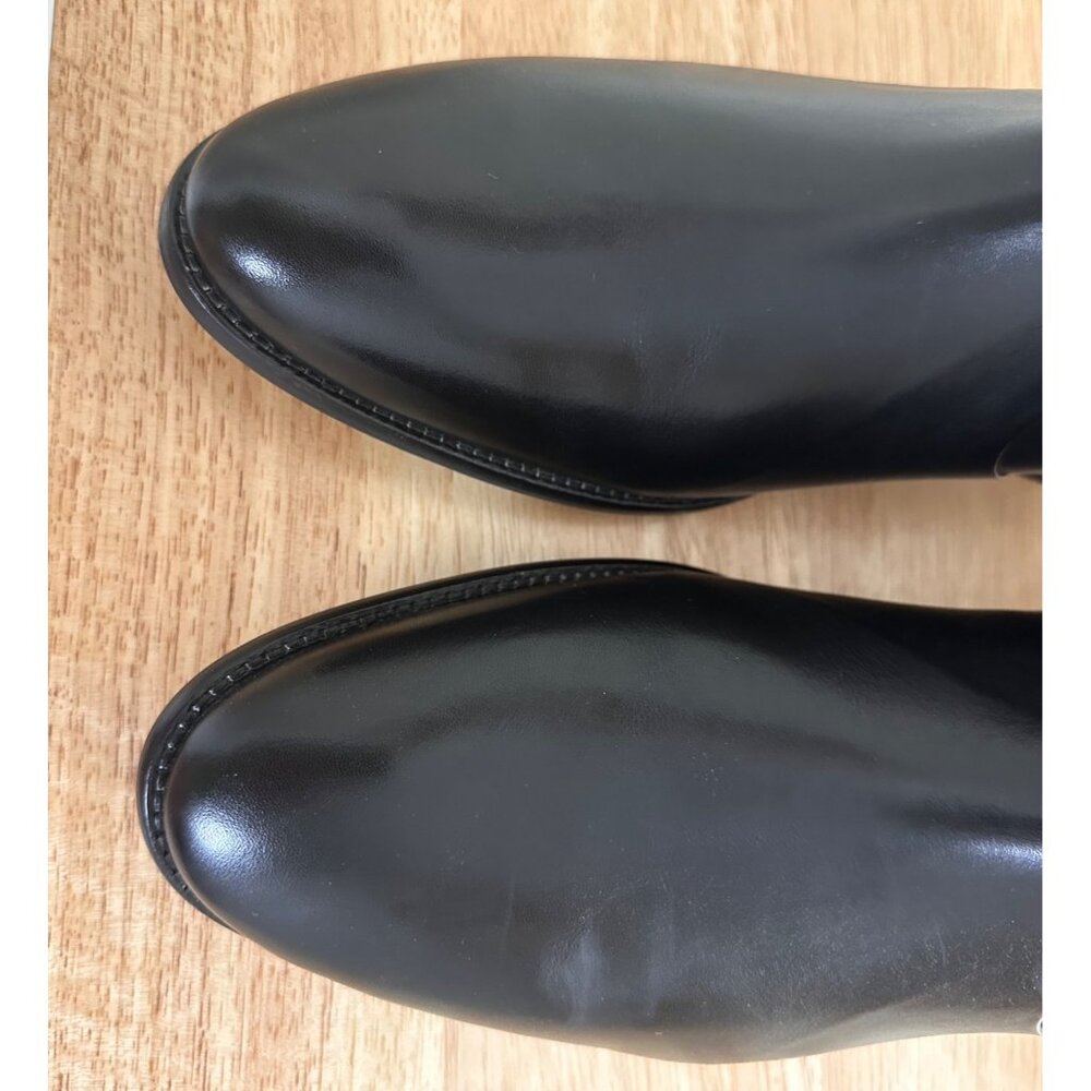 Johnston Murphy Size 11 Mens Leather Full Grain Chelsea Boots India Black - Picture 7 of 12